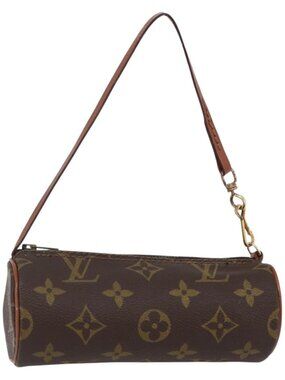 LOUIS VUITTON Monogram Papillon Pouch LV Auth 146356